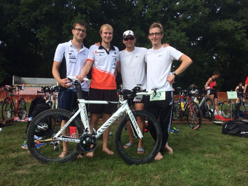 Triathlon der Landesliga in Riesenbeck am 31.08.2015