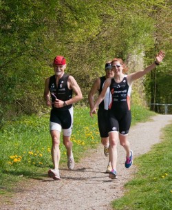 Marina und Stefan Günnigmann neue Vereinsmeister des Trifinish Münster